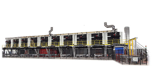 Installations de traitement thermique pour l'aluminium