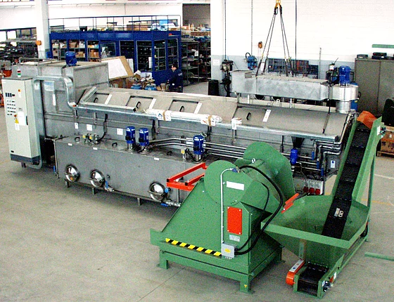 Installations de nettoyage à tambour