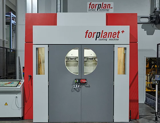 Installations d'enduction centrifuge