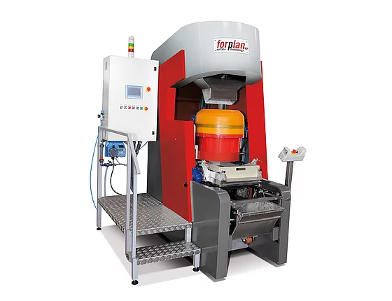 Installations centrifuges à fond rotatif